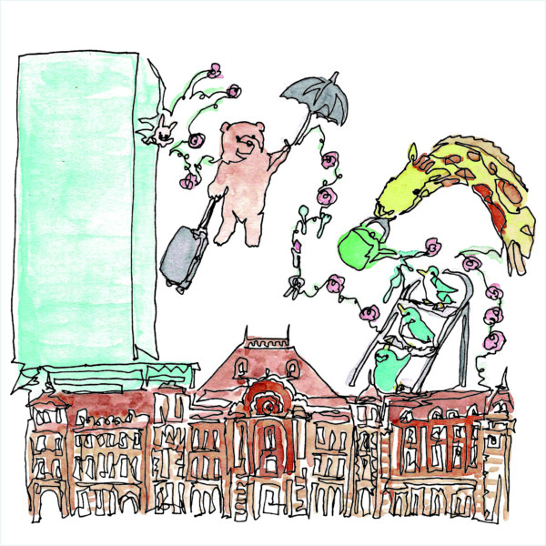 ハンズ東京店 記念イラスト